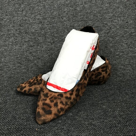 GAP Women’s Brown Leopard Print Slip On Ballerina Flats Shoes Size 6 EU 36 UK 4 - Picture 1 of 9